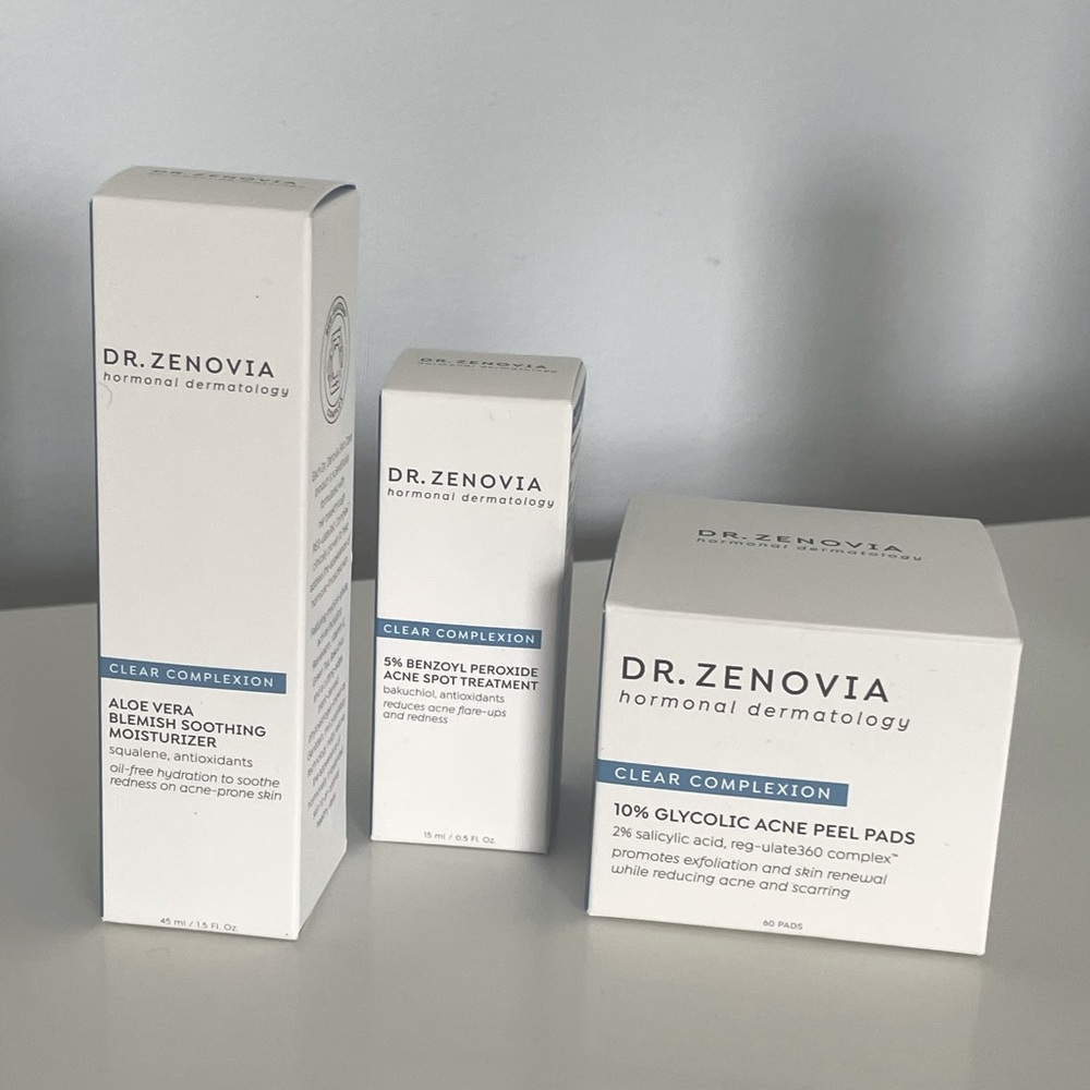 Dr Zenovia acne treatment bundle